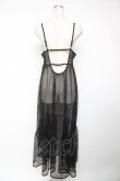 画像2: Candy Stripper / MESH CAMISOLE ワンピース 2 黒 Y-25-12-22-156-PU-OP-SZ-ZY (2)