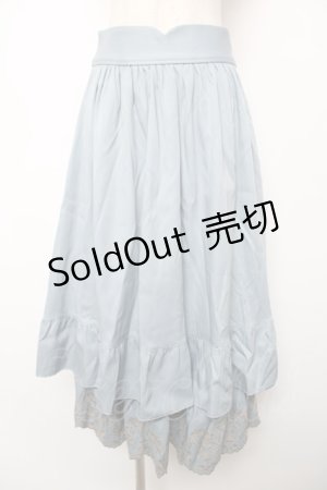 画像: axes femme POETIQUE / アンジェリック　クワイヤスカート M ブルー Y-25-12-22-161-AX-SK-SZ-ZS