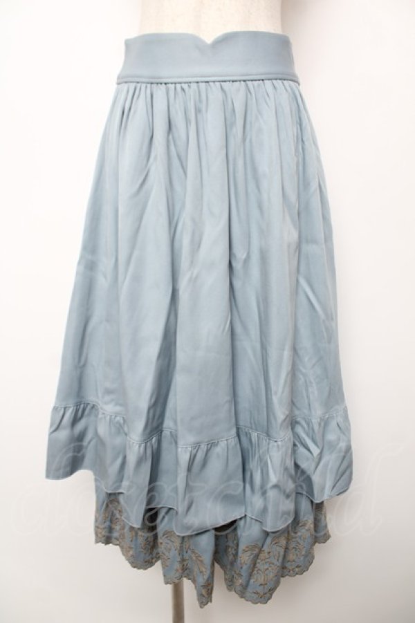 画像1: axes femme POETIQUE / アンジェリック　クワイヤスカート M ブルー Y-25-12-22-161-AX-SK-SZ-ZY (1)