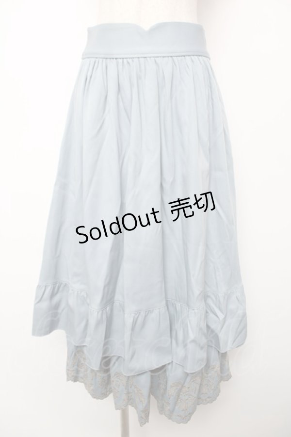 画像1: axes femme POETIQUE / アンジェリック　クワイヤスカート M ブルー Y-25-12-22-161-AX-SK-SZ-ZS (1)