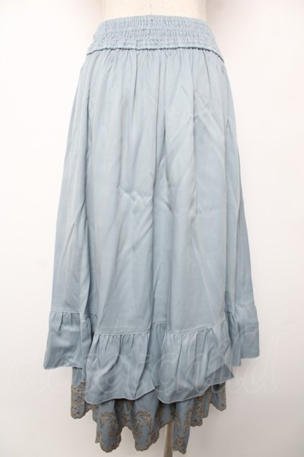 画像2: axes femme POETIQUE / アンジェリック　クワイヤスカート M ブルー Y-25-12-22-161-AX-SK-SZ-ZY (2)