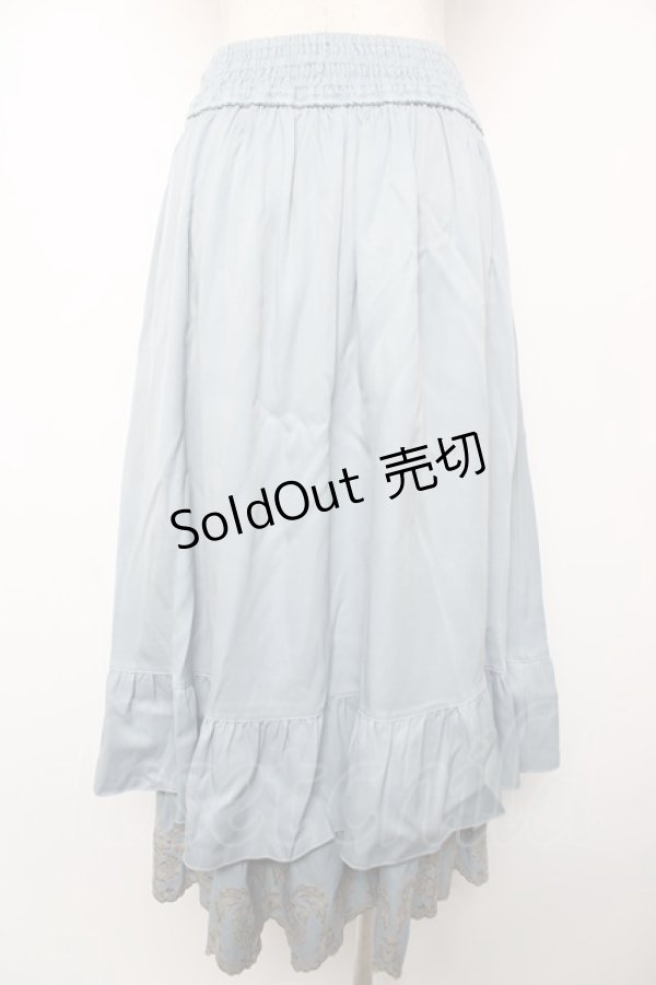 画像2: axes femme POETIQUE / アンジェリック　クワイヤスカート M ブルー Y-25-12-22-161-AX-SK-SZ-ZS (2)