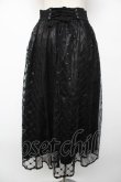 画像2: axes femme / スパンコールチュールスカート F 黒 Y-25-12-22-168-AX-SK-SZ-ZY (2)