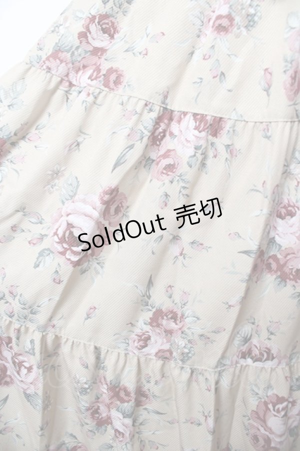 画像3: axes femme / ブーケ柄スカート F ベージュ Y-25-12-22-171-AX-SK-SZ-ZS (3)