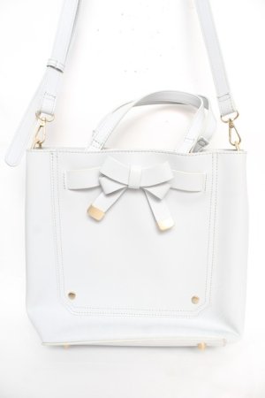 画像: m petit by misako / AMマエリボン2WAYバッグ  サックス Y-25-12-22-027-LO-BG-SZ-ZY