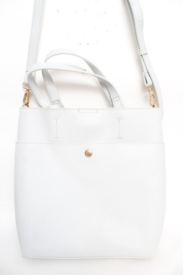 画像2: m petit by misako / AMマエリボン2WAYバッグ  サックス Y-25-12-22-027-LO-BG-SZ-ZY (2)