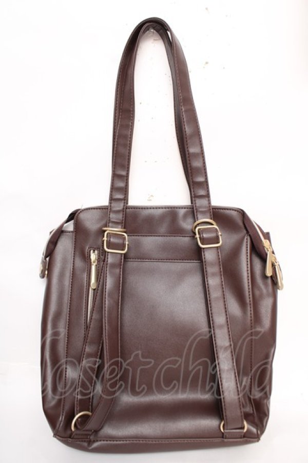 画像2: m petit by misako / TT*AMリュック  中茶 Y-25-12-22-028-LO-BG-SZ-ZY (2)