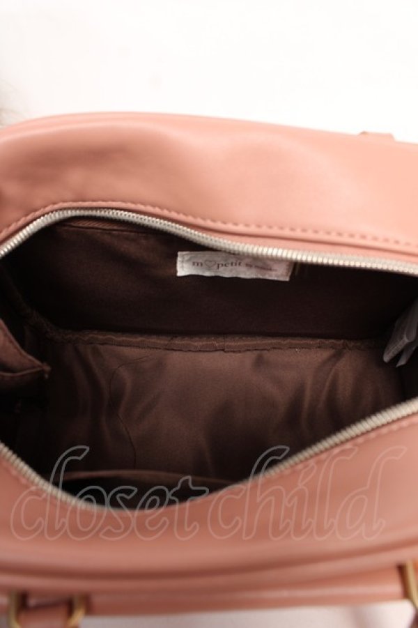 画像3: m petit by misako / レター2WAYリュック  中桃 Y-25-12-22-029-LO-BG-SZ-ZY (3)