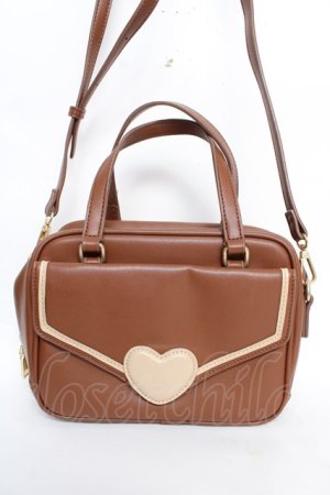 画像: m petit by misako / レター2WAYリュック  中茶 Y-25-12-22-030-LO-BG-SZ-ZY