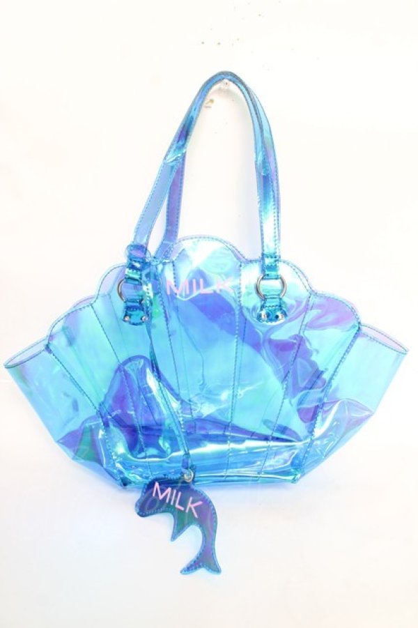 画像1: MILK / シェルバッグ  ブルー Y-25-12-22-031-ML-BG-SZ-ZY (1)