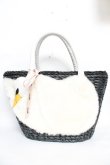 画像1: MILK / Swan Basket  ブラック Y-25-12-22-032-ML-BG-SZ-ZY (1)