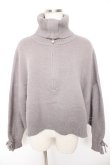 画像1: axes femme / タートルネックニット  グレー Y-25-12-23-043-AX-TO-SZ-ZY (1)