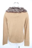 画像2: axes femme / ファーティペ付属レースカーディガン M キャメル Y-25-12-23-050-AX-TO-SZ-ZY (2)