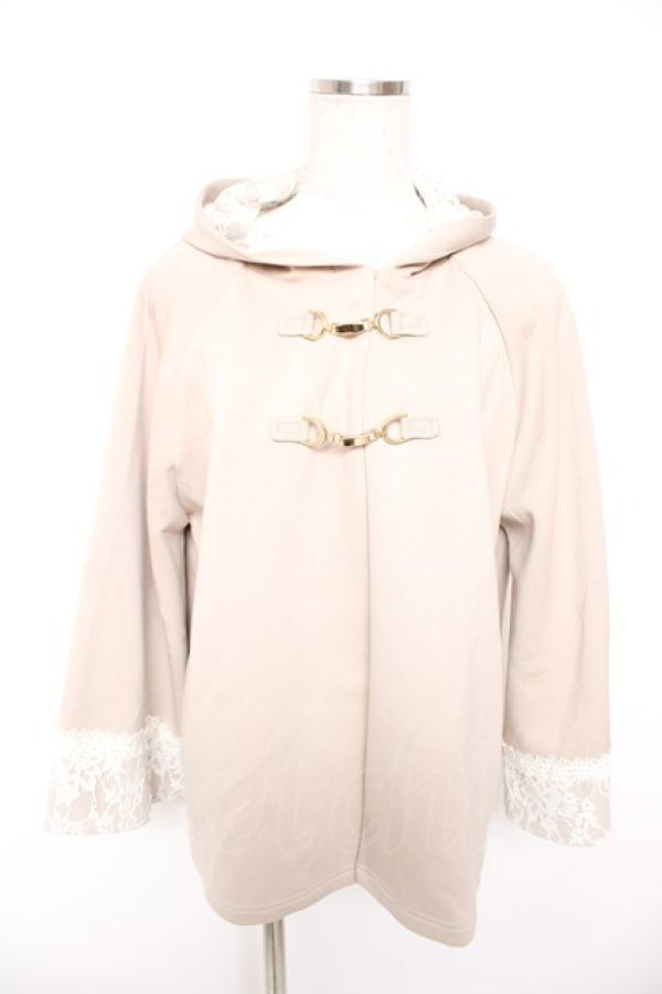 画像1: axes femme POETIQUE / ベルスリーブショートコート M 生成り Y-25-12-23-053-AX-CO-SZ-ZY (1)