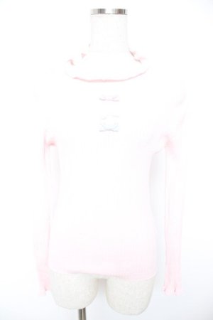 画像: MILK / トリプルリボントップス  ベビーピンク Y-25-12-23-067-ML-TO-SZ-ZY