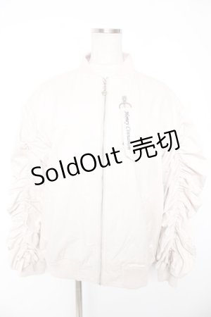 画像: Honey Cinnamon / ボリュームスリーブMA-1 F ベージュ Y-25-12-23-078-LO-JA-SZ-ZI