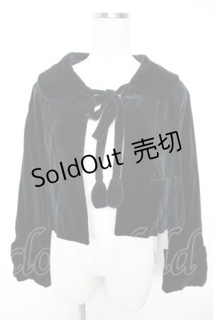 画像: Jane Marple / 別珍ボレロジャケット M 黒 Y-25-12-23-080-JM-JA-SZ-ZY