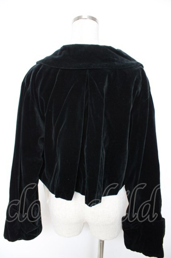 画像2: Jane Marple / 別珍ボレロジャケット M 黒 Y-25-12-23-080-JM-JA-SZ-ZY (2)