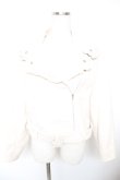画像1: Ank Rouge / フリルライダースジャケット M ベージュ Y-25-12-23-082-CA-JA-SZ-ZY (1)