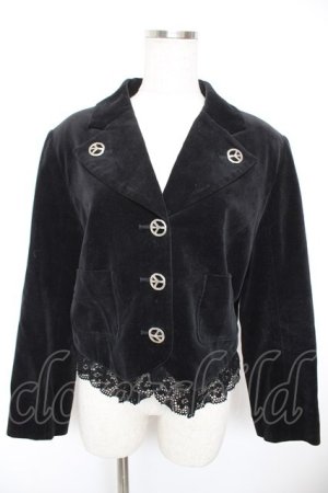 画像: Jane Marple / 別珍ジャケット  黒 Y-25-12-23-084-JM-CO-SZ-ZY