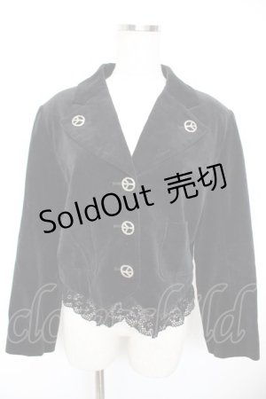 画像: Jane Marple / 別珍ジャケット  黒 Y-25-12-23-084-JM-CO-SZ-ZY