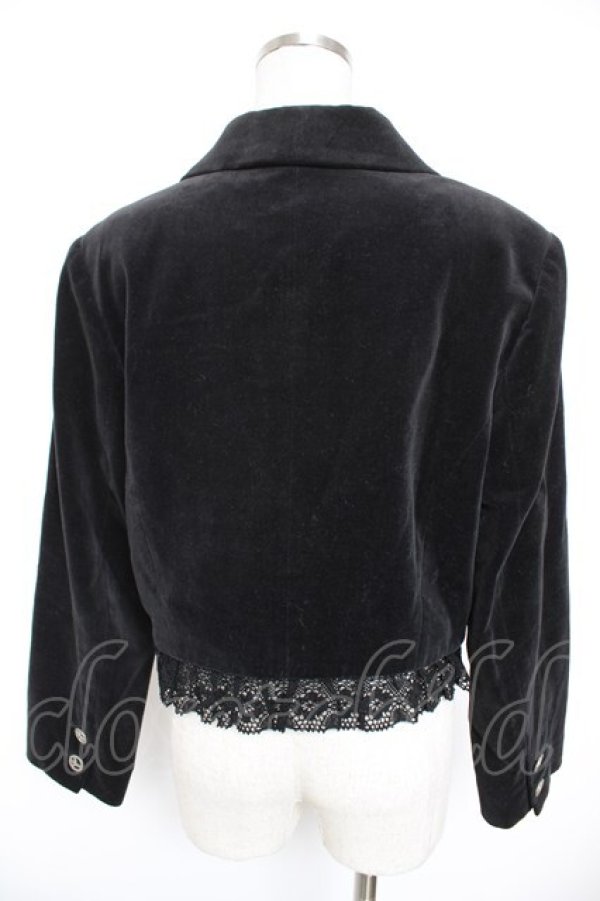 画像2: Jane Marple / 別珍ジャケット  黒 Y-25-12-23-084-JM-CO-SZ-ZY (2)