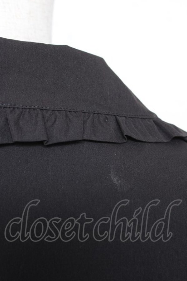 画像3: Secret Honey / バッスルスプリングコート 2 黒 Y-25-12-23-093-CA-JA-SZ-ZY (3)