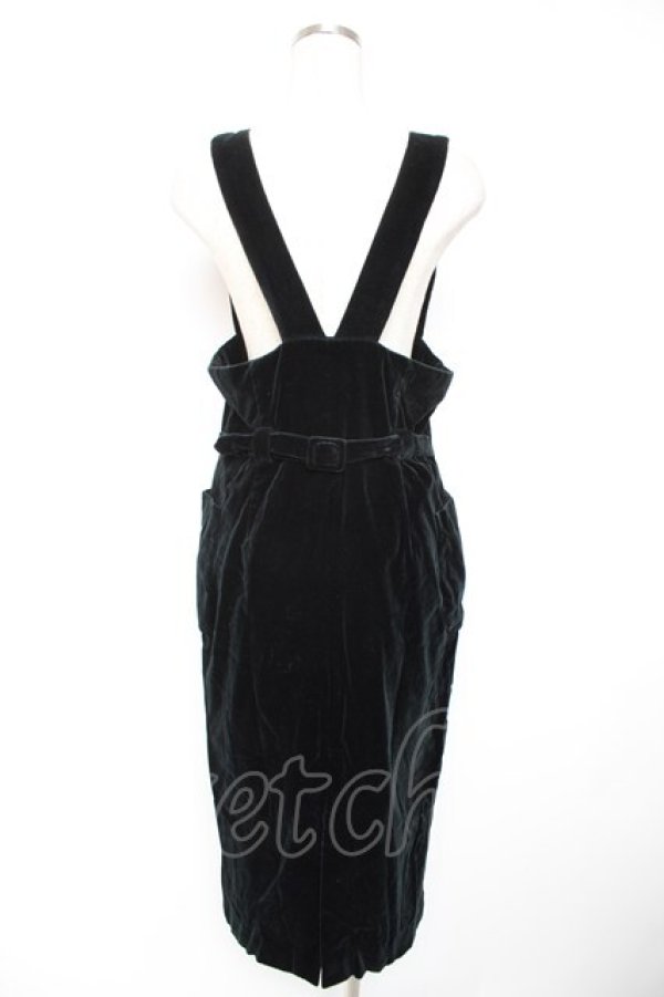 画像2: Jane Marple / 別珍ジャンパースカート M 黒 Y-25-12-23-101-JM-OP-SZ-ZY (2)