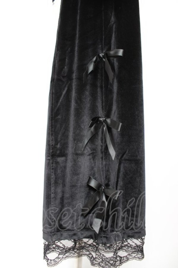 画像3: Hauls / お嬢ベロアセットアップ F 黒 Y-25-12-23-104-LO-OP-SZ-ZY (3)