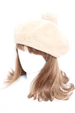 画像: Jane Marple / HATポンポンベレー - ベージュ Y-25-12-23-011-JM-AC-SZ-ZY