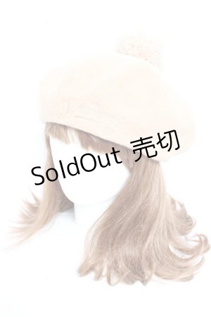 画像: Jane Marple / HATポンポンベレー - ベージュ Y-25-12-23-011-JM-AC-SZ-ZY