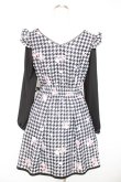 画像2: LIZ LISA / 千鳥花柄ワンピース 0 黒 Y-25-12-23-108-LO-OP-SZ-ZY (2)