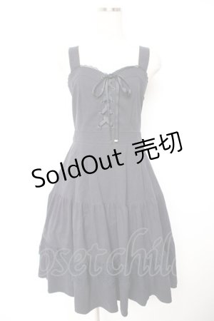 画像: axes femme / ティアードジャンドレ F 紺 Y-25-12-23-119-AX-OP-SZ-ZY