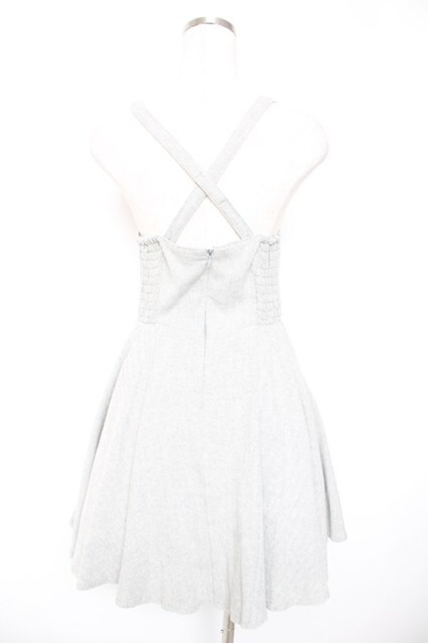 画像2: Secret Honey / ファーうさ耳ワンピース  グレー Y-25-12-23-121-CA-OP-SZ-ZY (2)