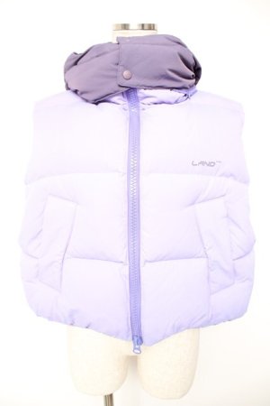 画像: LAND by MILK BOY / LAND PUFFダウンベスト  ラベンダー Y-25-12-23-123-PU-CO-SZ-ZY