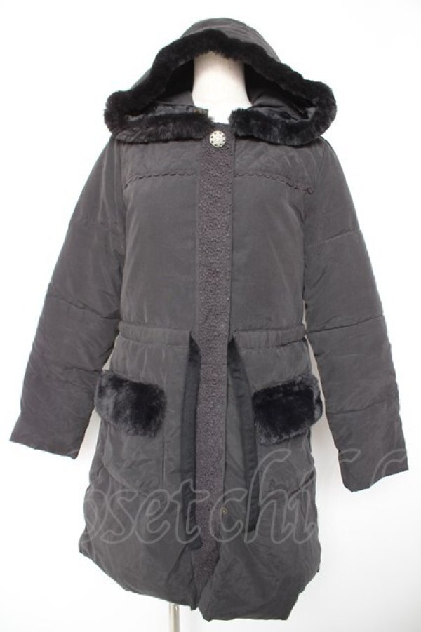 画像1: axes femme / 中綿フェミニンエアコンダウン L 黒 Y-25-12-23-127-AX-CO-SZ-ZY (1)