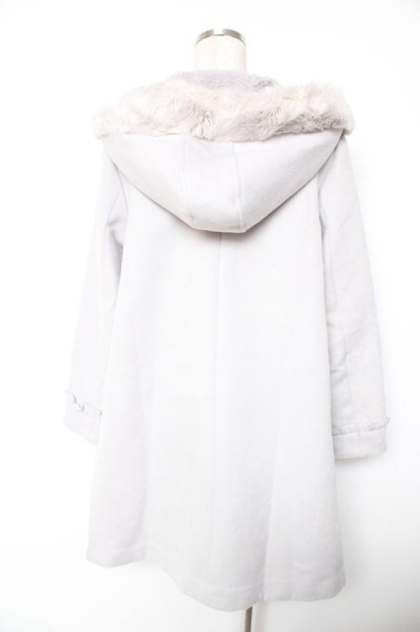 画像2: Secret Honey / ハートボタンフリルヨークコート 2 グレー Y-25-12-23-129-CA-CO-SZ-ZY (2)