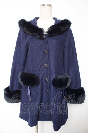 画像: LIZ LISA / セーラー襟コート 0 紺 Y-25-12-23-137-LO-CO-SZ-ZY