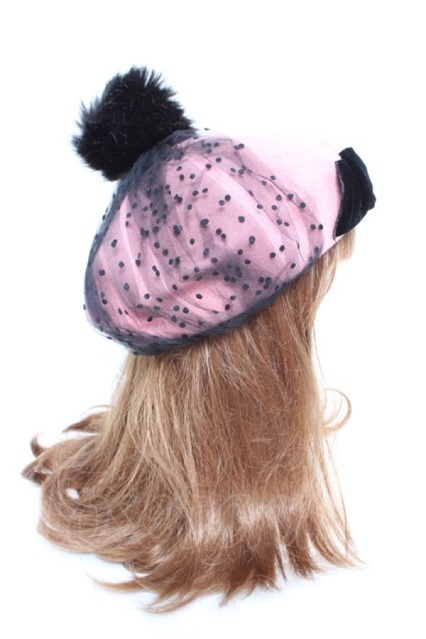 画像4: Angelic Pretty / Doll's Ribbonベレー   Y-25-12-23-012-AP-AC-AS-ZY (4)