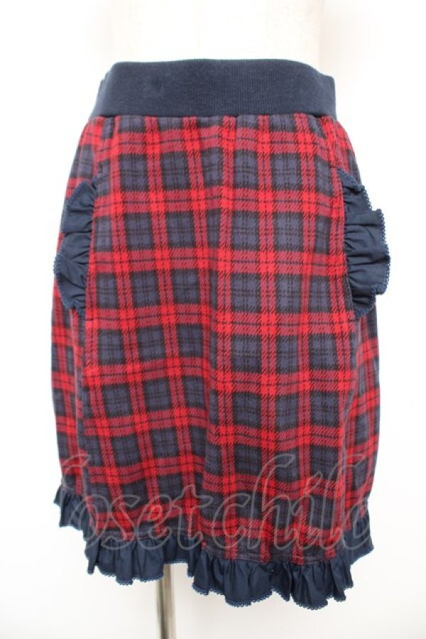 画像1: MILK / メーガンスカート  ネイビー Y-25-12-23-140-ML-SK-SZ-ZY (1)