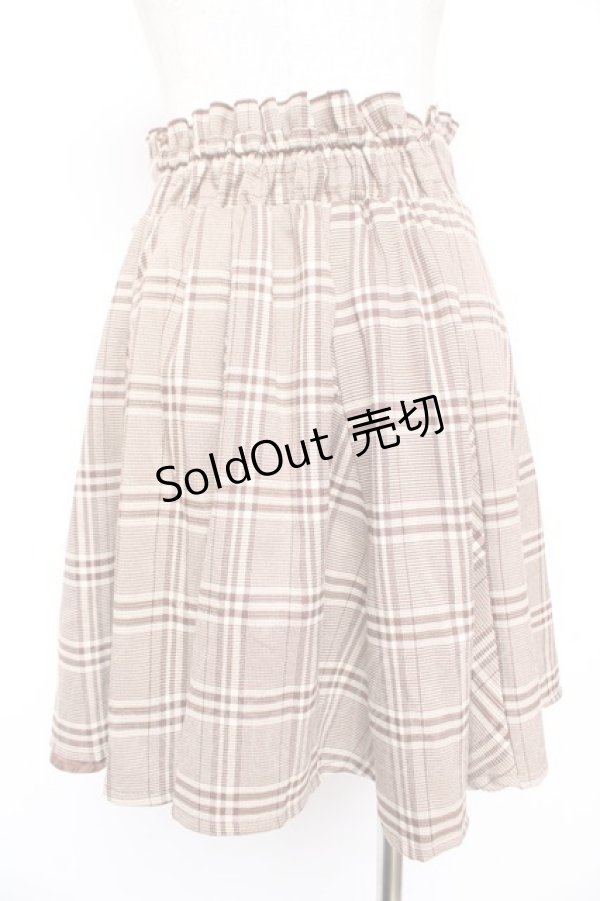 画像2: Amavel / Wレースアップはぎフレアスカート F ブラウン Y-25-12-23-148-CA-SK-SZ-ZI (2)