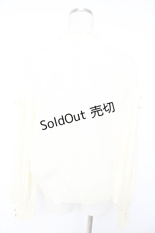 画像2: axes femme / 胸元ビジューニット M 生成り Y-25-12-23-014-AX-TO-SZ-ZY (2)