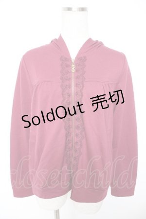 画像: axes femme / バックシャンパーカー M ワイン Y-25-12-23-034-AX-TO-SZ-ZS