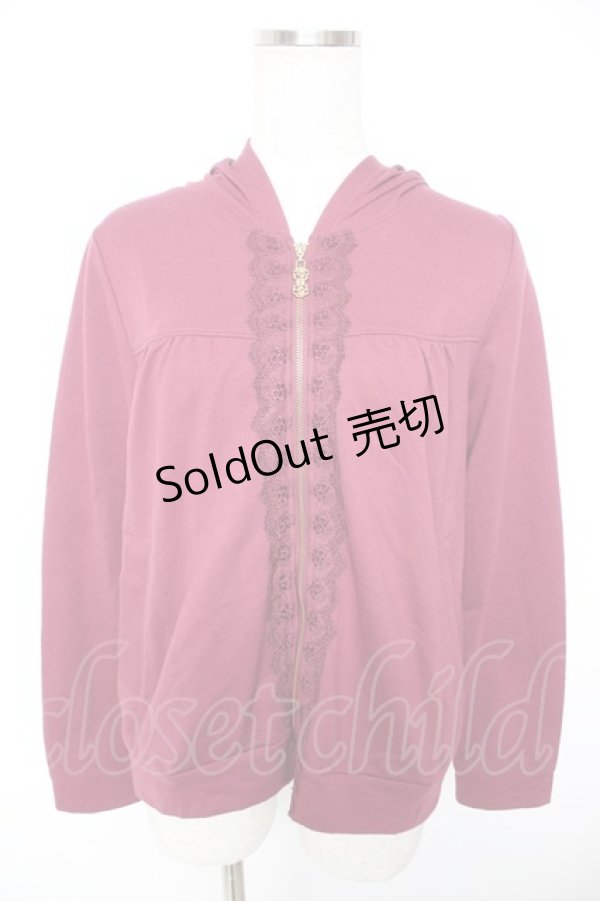 画像1: axes femme / バックシャンパーカー M ワイン Y-25-12-23-034-AX-TO-SZ-ZS (1)