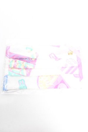 画像: Angelic Pretty / Fancy Candyマスクカバー  ホワイト Y-25-12-25-049-AP-ZA-SZ-ZY