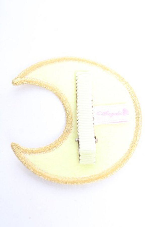 画像2: Angelic Pretty / Twinkle Moonクリップ  イエロー Y-25-12-25-050-AP-AC-SZ-ZY (2)