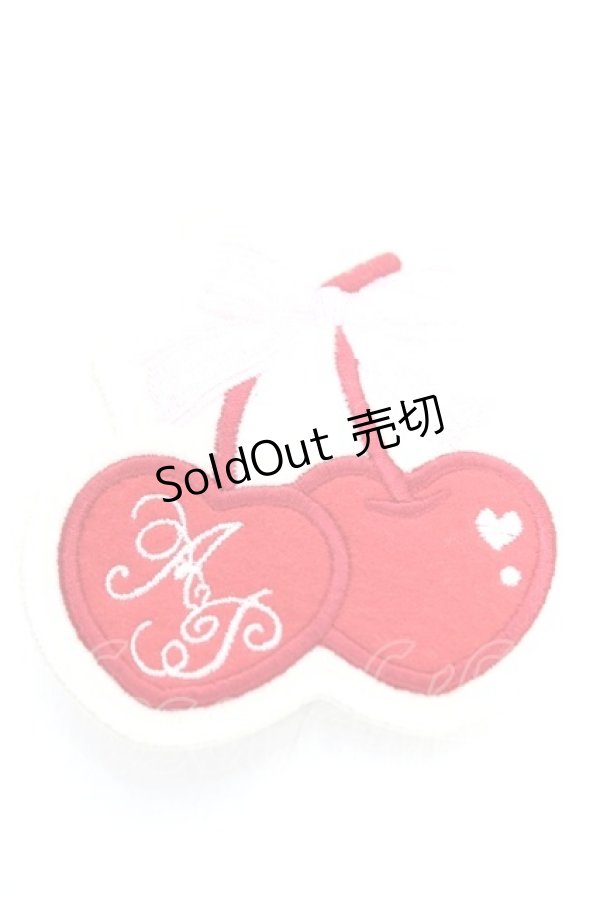 画像1: Angelic Pretty / Charming Cherryワッペンクリップ  レッド Y-25-12-25-051-AP-ZA-SZ-ZY (1)