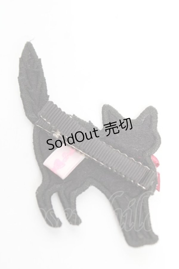 画像2: Angelic Pretty / Little Catクリップ  ブラック Y-25-12-25-052-AP-AC-SZ-ZY (2)