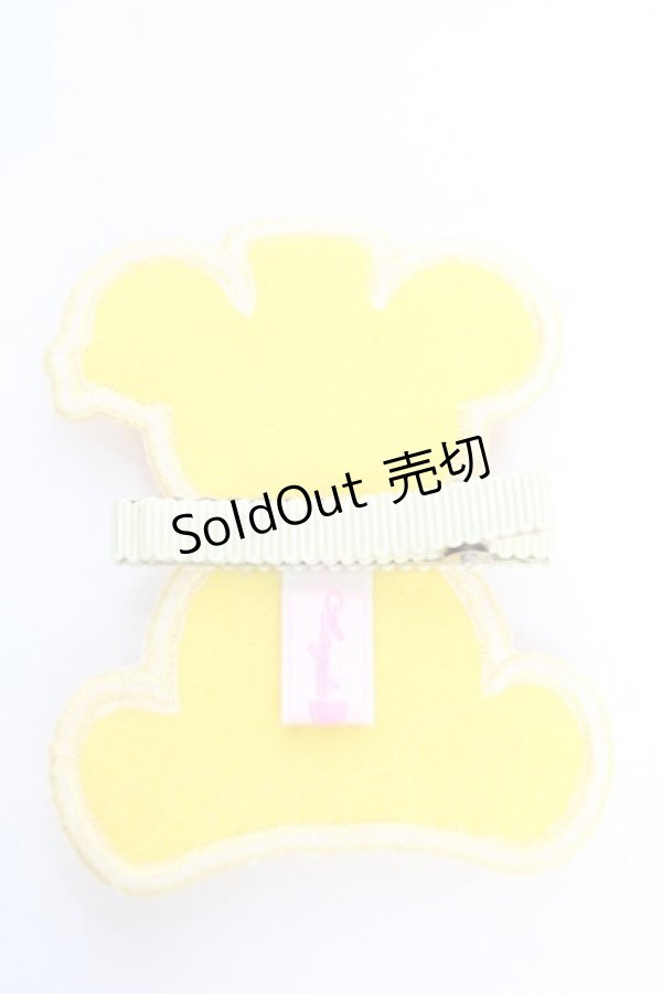 画像2: Angelic Pretty / THoney Bear's Cafeワッペンクリップ  イエロー Y-25-12-25-055-AP-ZA-SZ-ZY (2)