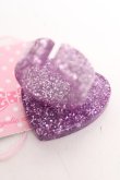 画像2: Angelic Pretty / Deco Heartリング  ラベンダー Y-25-12-25-007-AP-AC-SZ-ZY (2)